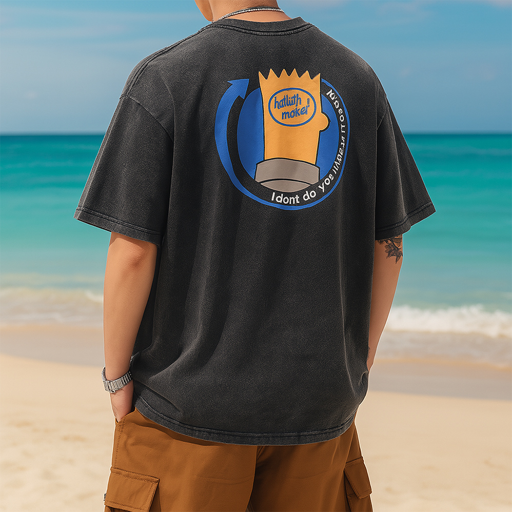 피그먼트반팔 커플반팔티 쿨링티셔츠 - 상품 이미지