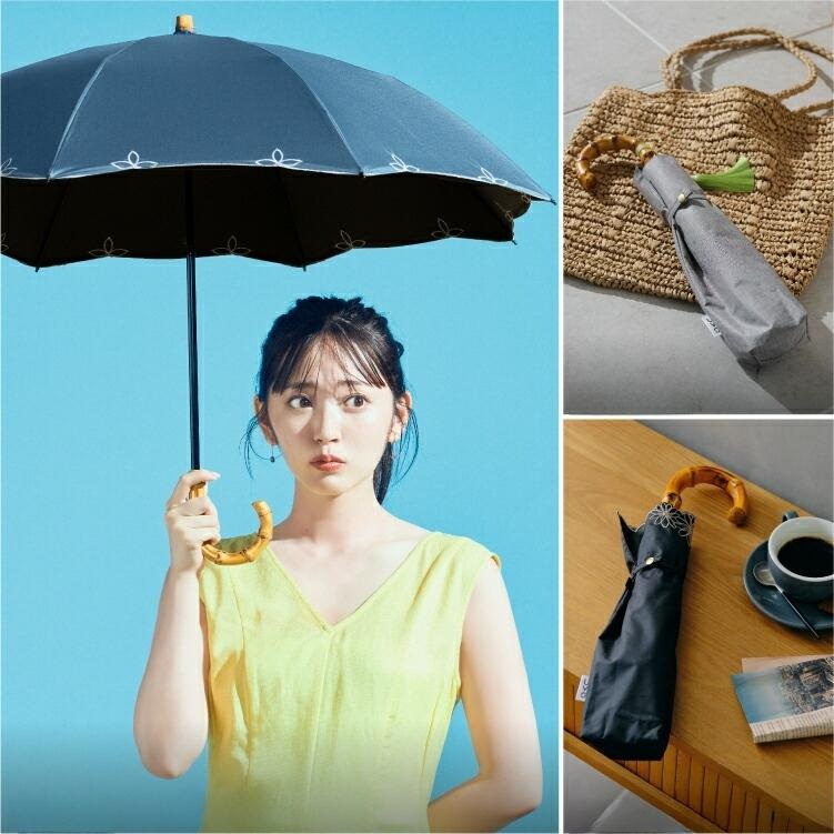 Wpc 일본 스타일 접이식 양산 2WAY 우양산 양우산 일본양산 UV차단 라벤더 - 상세 이미지 4