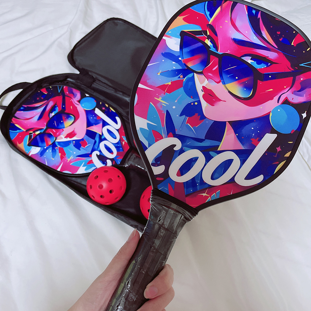 피클볼라켓 패들 세트 뉴스포츠 pickleball 안경소녀 입문용 초보자용 2인용 - 상세 이미지 2