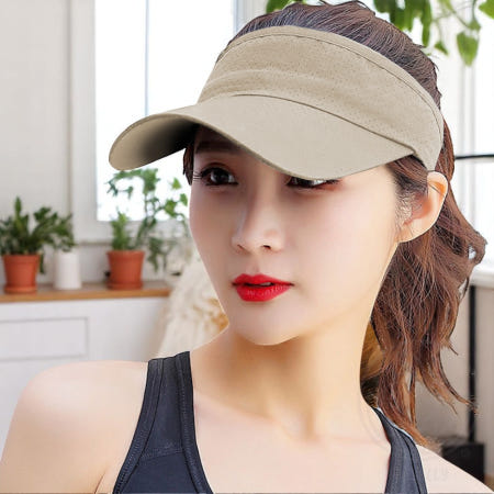 파샐리 여름철필수품썬캡 자외선차단모자 메쉬 베이지