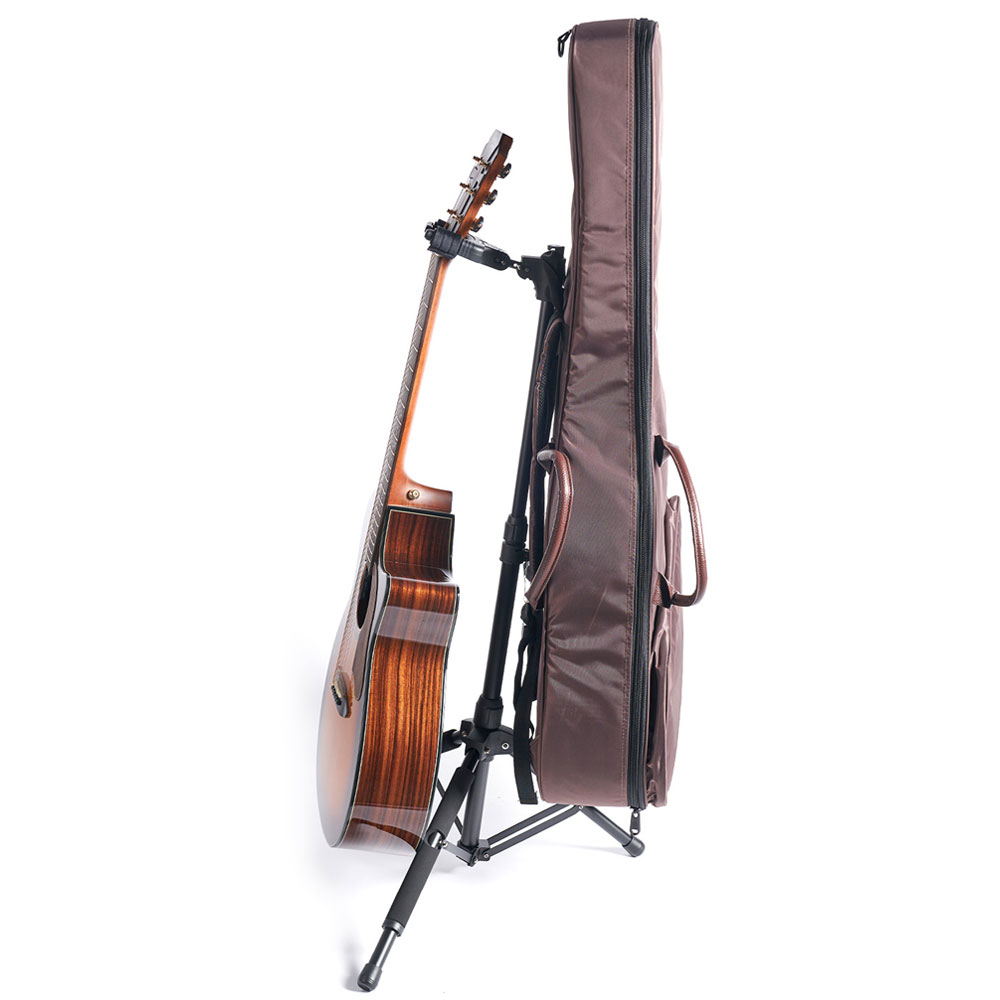 고퍼우드 기타거치대 일렉 베이스 기타 스탠드 오토락 높이조절 최대15kg GS-AEBY60 - 상세 이미지 5