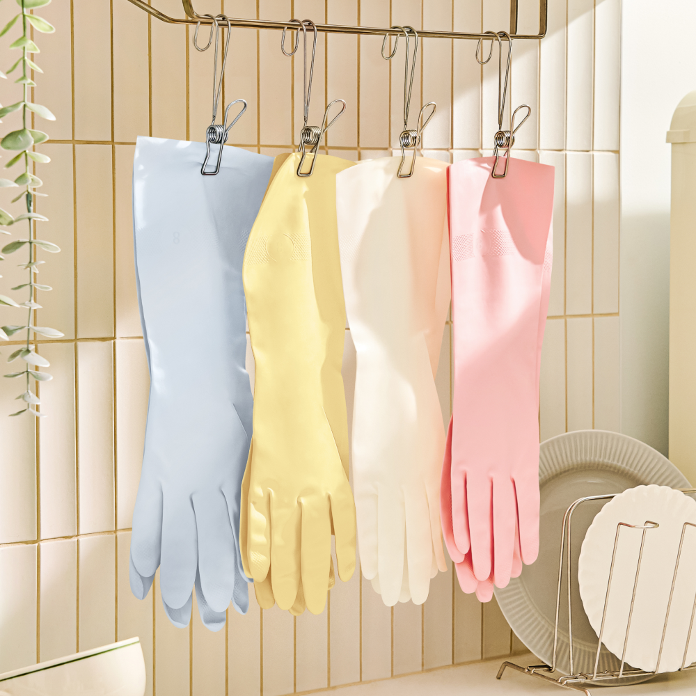 브릭글로 니트릴 고무장갑 위생 실리콘 특대 주방 장갑 요리 설거지장갑 오브제포키친 2개