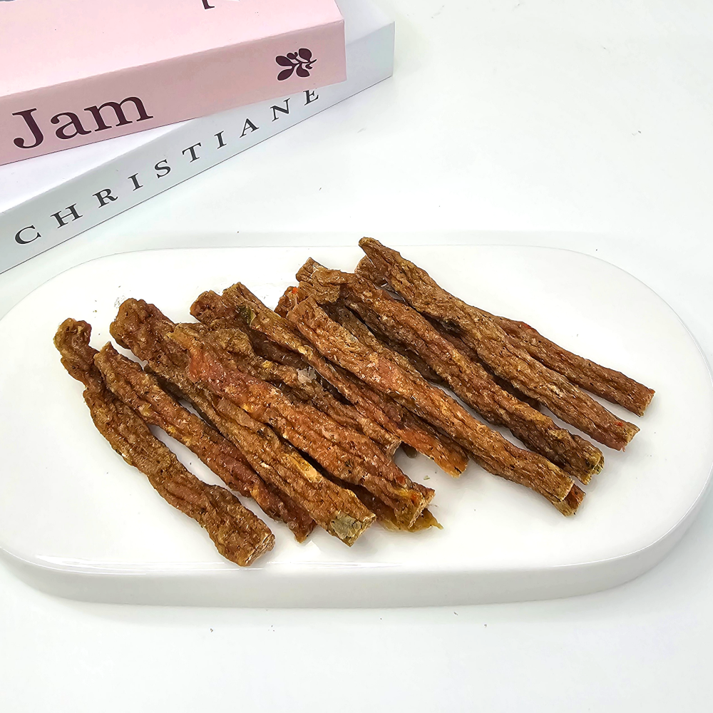 강아지 수제 간식 칠면조 베지스틱 고구마 브로콜리 저칼로리 다이어트 보양식 단일 단백질 - 상세 이미지 3
