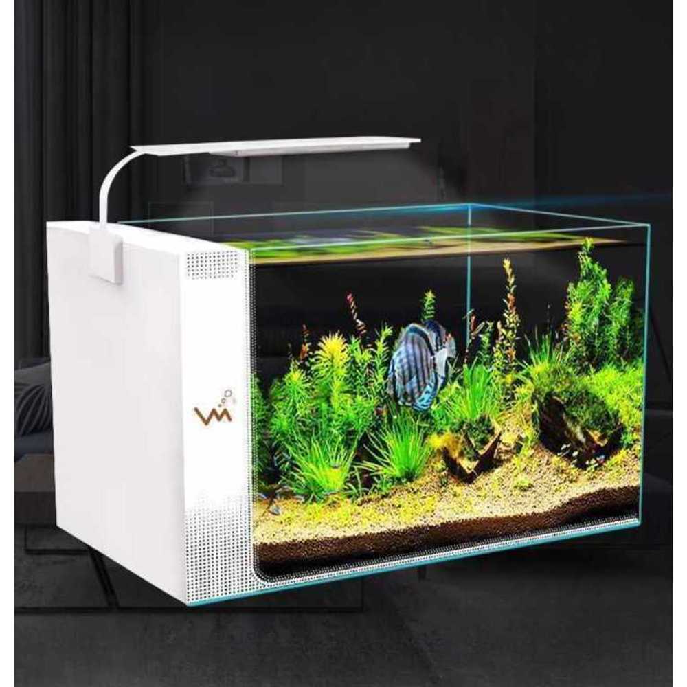 자동 어항 청소 필터 측면 부착형 수조 여과 장치 화이트 사이드필터 60x30x30cm - 상세 이미지 2