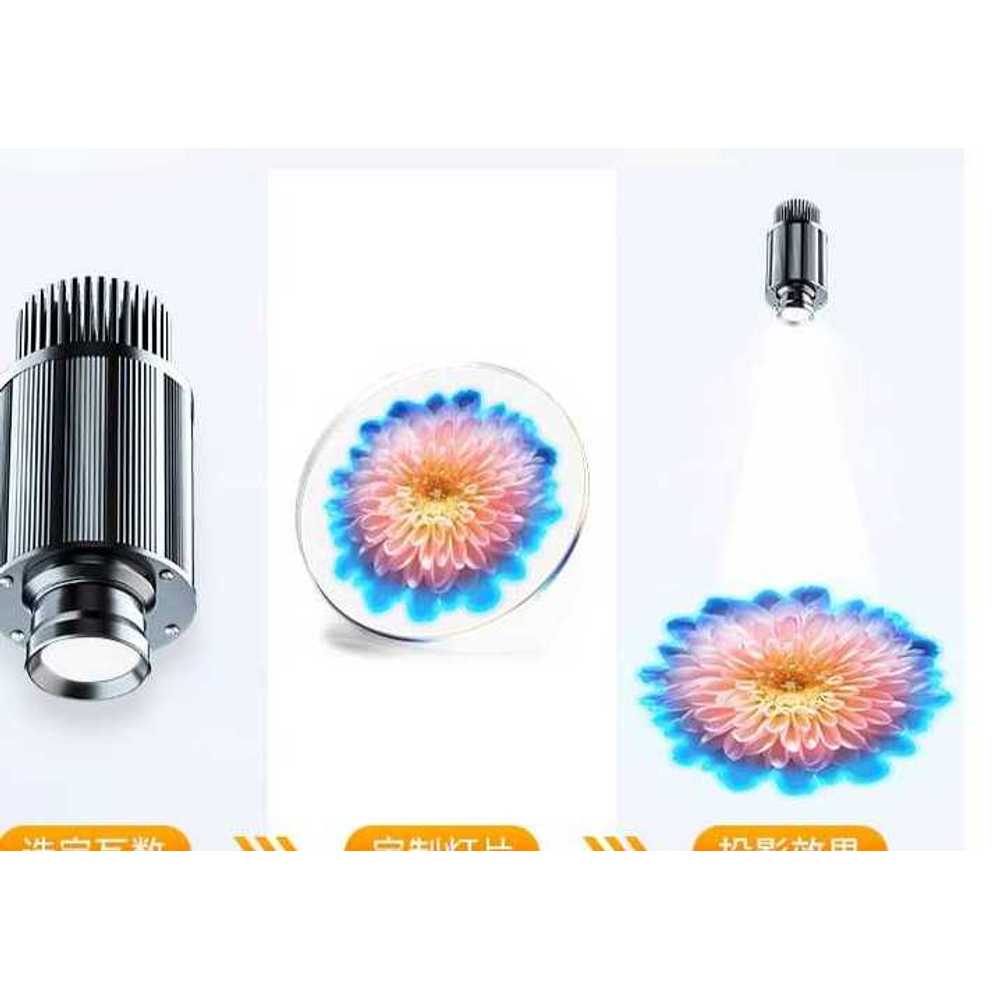 간판 조명 로고젝터 LED 로고 투사기 외부 홍보 장치 방수 35W 회전/고정-리모컨X - 상세 이미지 3