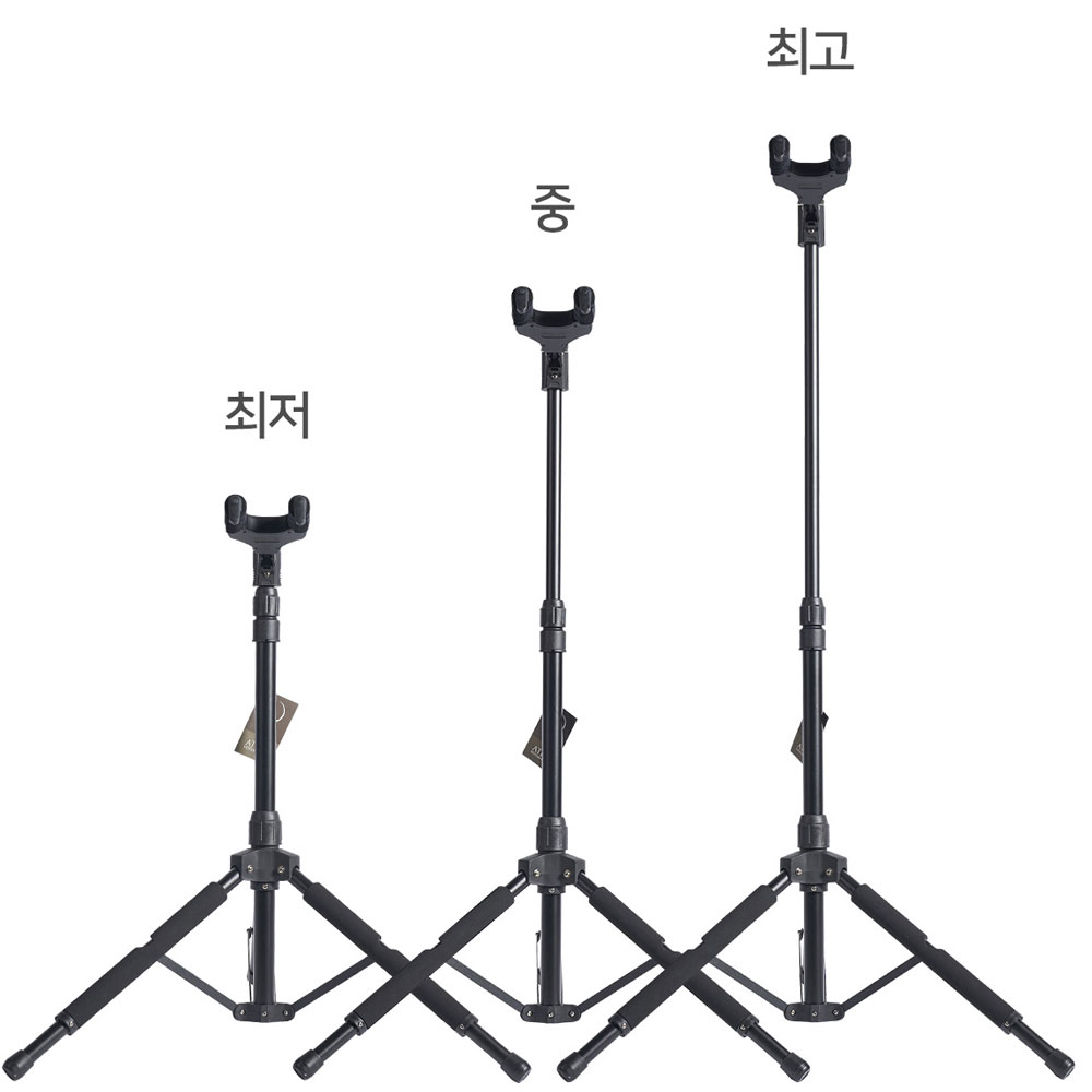 고퍼우드 기타거치대 일렉 베이스 기타 스탠드 오토락 높이조절 최대15kg GS-AEBY60 - 상세 이미지 2