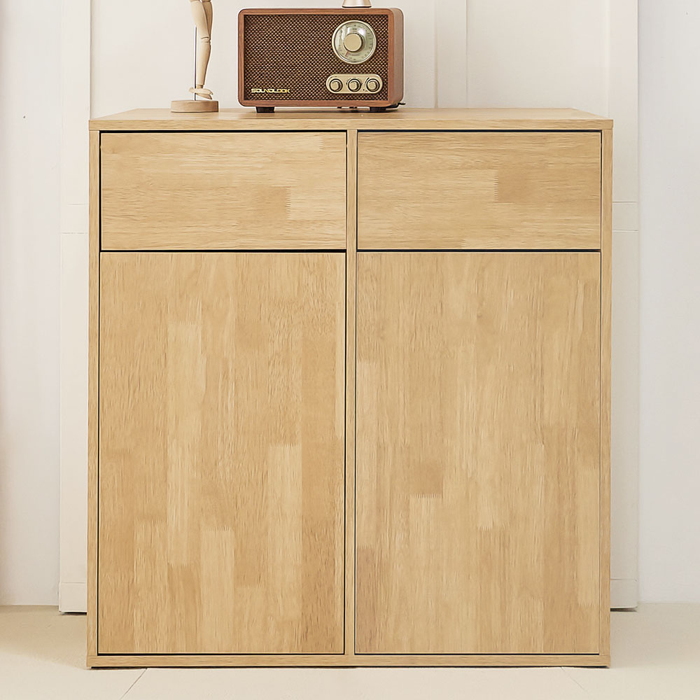 이지 슬림 재활용 분리수거함 수납장 2칸 800 가정용 업소용 쓰레기통