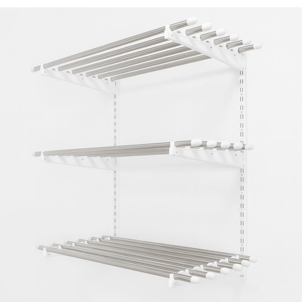 아텍스 다용도실 벽선반 봉스테인레스 벽걸이 베란다 팬트리 국내제작 33cmx60cm 1단 이미지 7