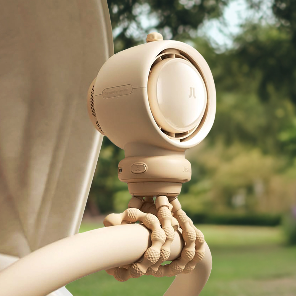 클립형 아기 유모차 선풍기 거치대 문어발 선풍기 악세사리 자동회전 필터