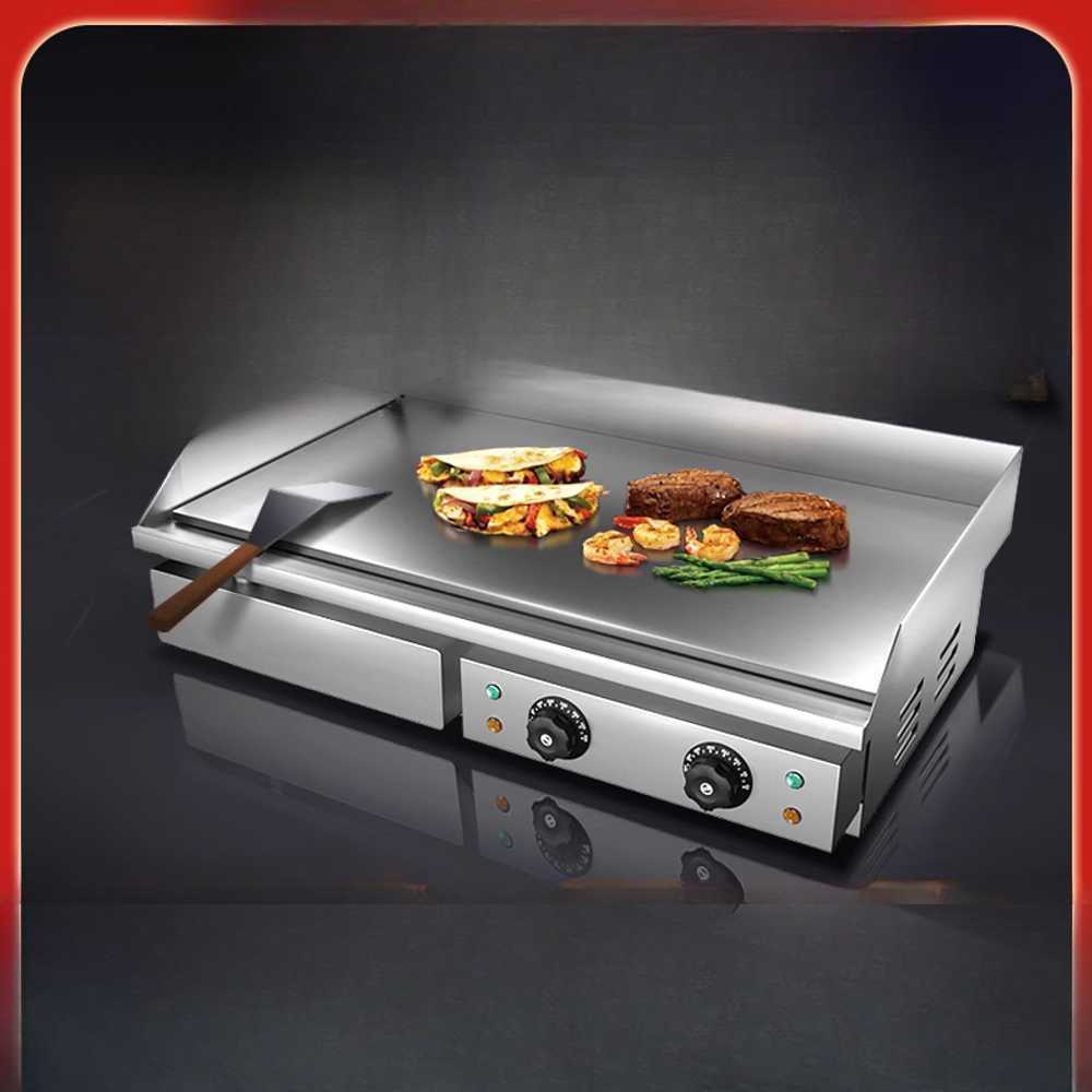 철판 전기 그릴 고기 계란 야채 포장마차 토스트 대형 EG-818TC(단일+법랑) - 상세 이미지 2
