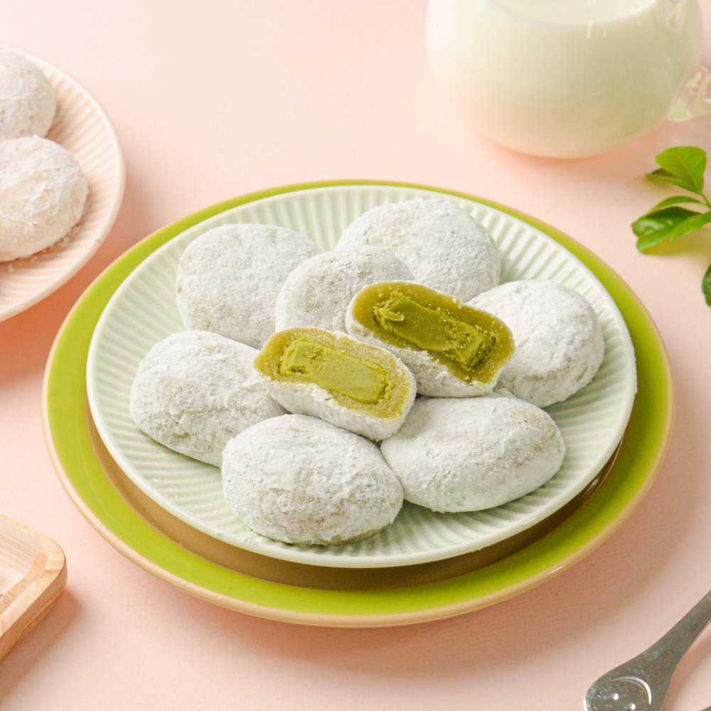 아침애떡 아이스 모찌떡 찹살떡 딸기맛 녹차맛 40g 10개입 2팩 - 상세 이미지 5