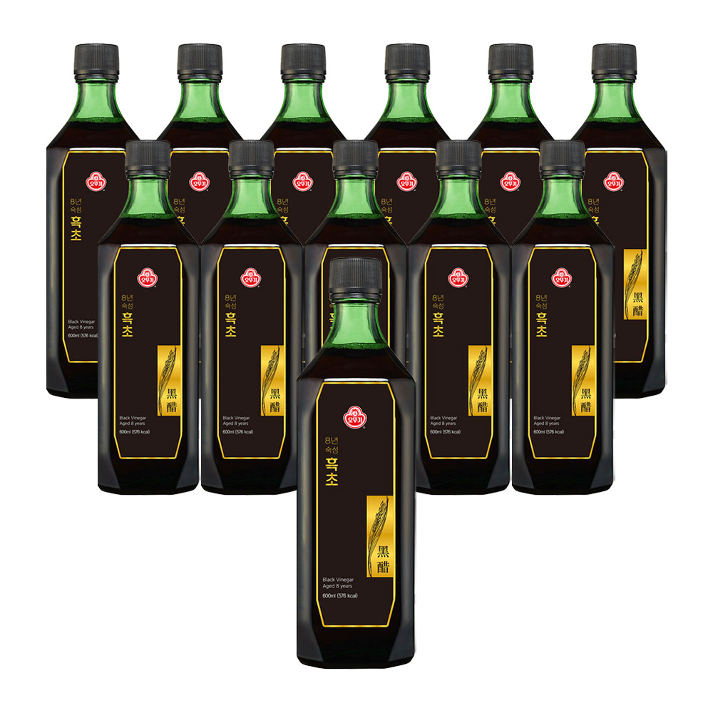 오뚜기 8년숙성흑초 600ml 12개 - 상품 이미지