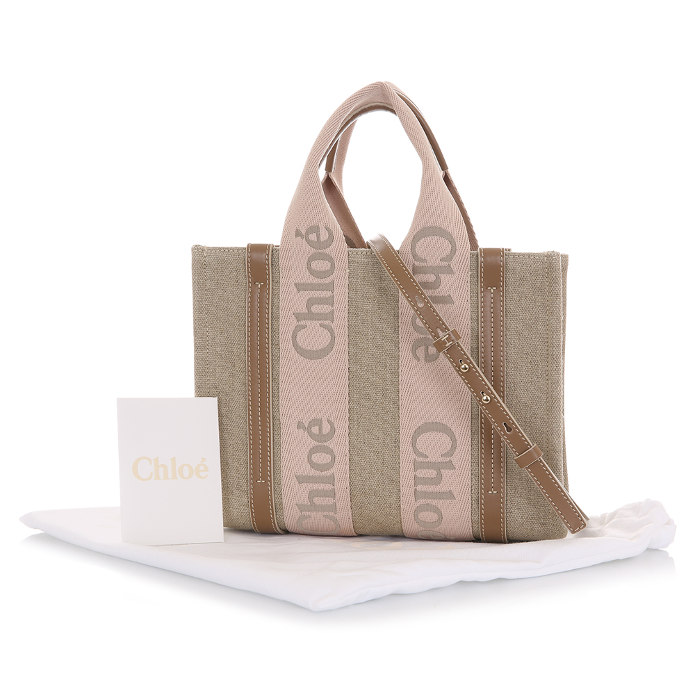 끌로에 우디 스몰 토트백 CHC23AS397L17 26Y (2025 S/S) - 상세 이미지 5