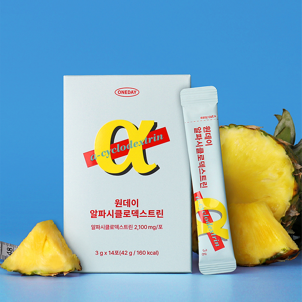 6박스 알파CD 원데이 알파시클로덱스트린 맛있는 파인애플맛 제품 이미지
