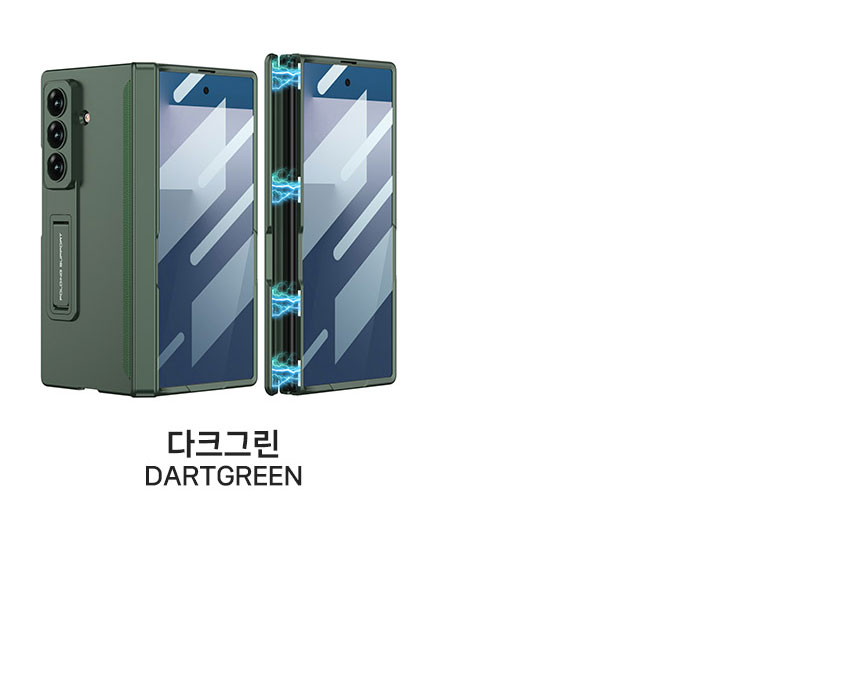 갤럭시 Z폴드7 액정 보호 자석 힌지 케이스 메탈 거치대 이미지 6