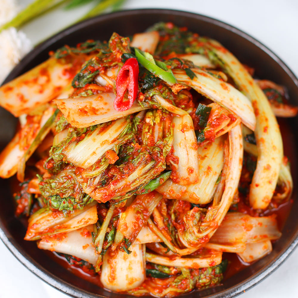 선김치 국산 맛있는 전라도 얼갈이 김치 2kg 이미지 1