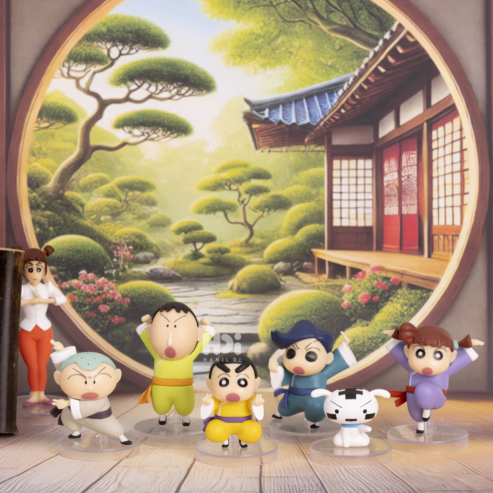 레토 짱구 쿵후 보이즈 피규어 랜덤박스 가챠 뽑기