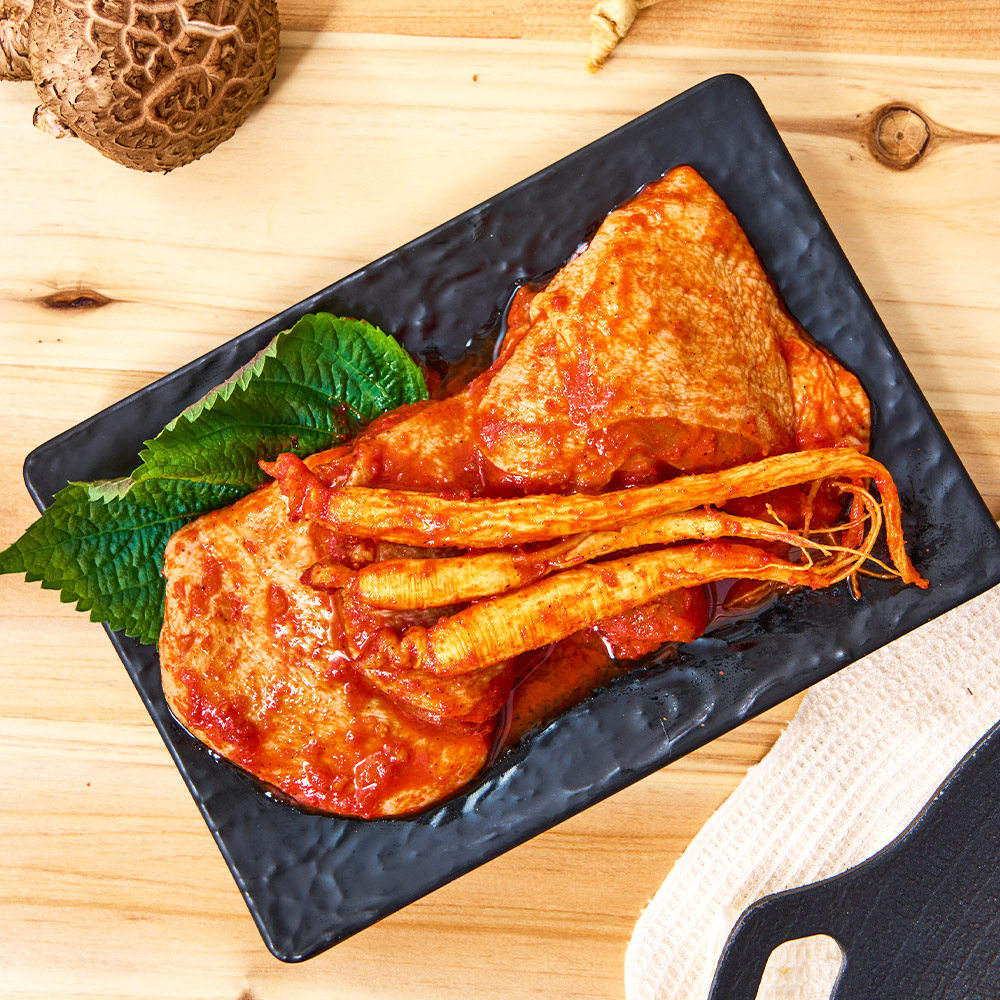 춘천 인삼 닭갈비 1kg (국산 닭다리살, 국산고춧가루인삼생강마늘양파) - 상세 이미지 4