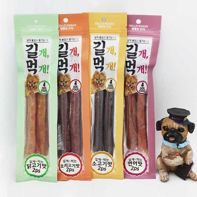 헬로도기 강아지육포 강아지져키 다이어트간식 연어, 64g, 1개 - 상세 이미지 2