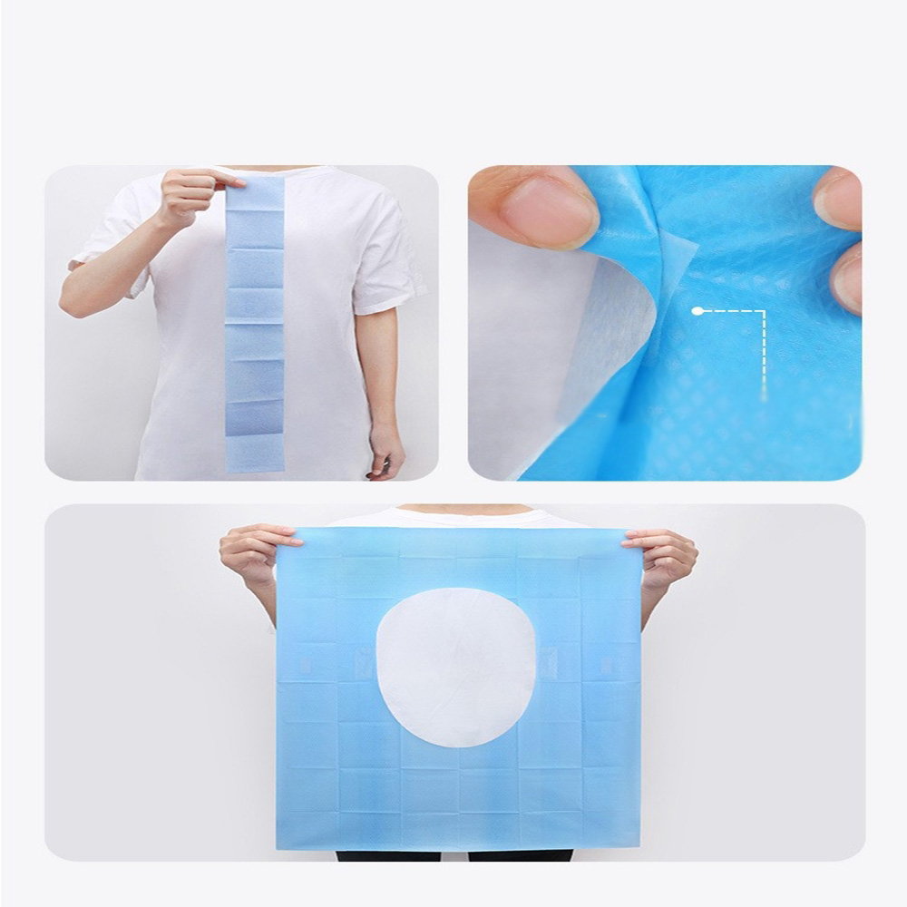 접착식 일회용 변기시트 10p 휴대용 변기커버시트 위생 화장실 - 상세 이미지 4