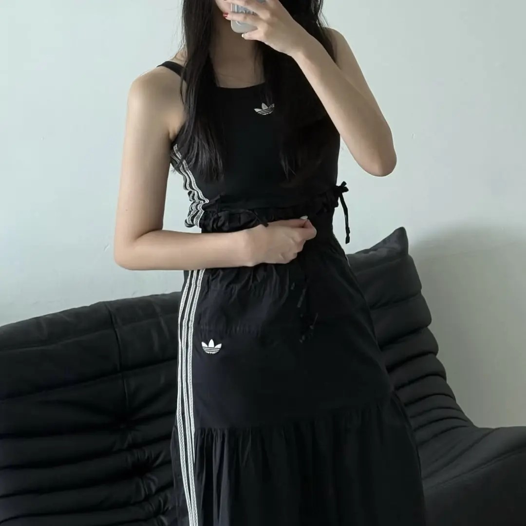 아디다스 OG 써머 글로우 슬리브리스 탑 블랙 화이트 KC0764 KC0765 2컬러 - 상세 이미지 2
