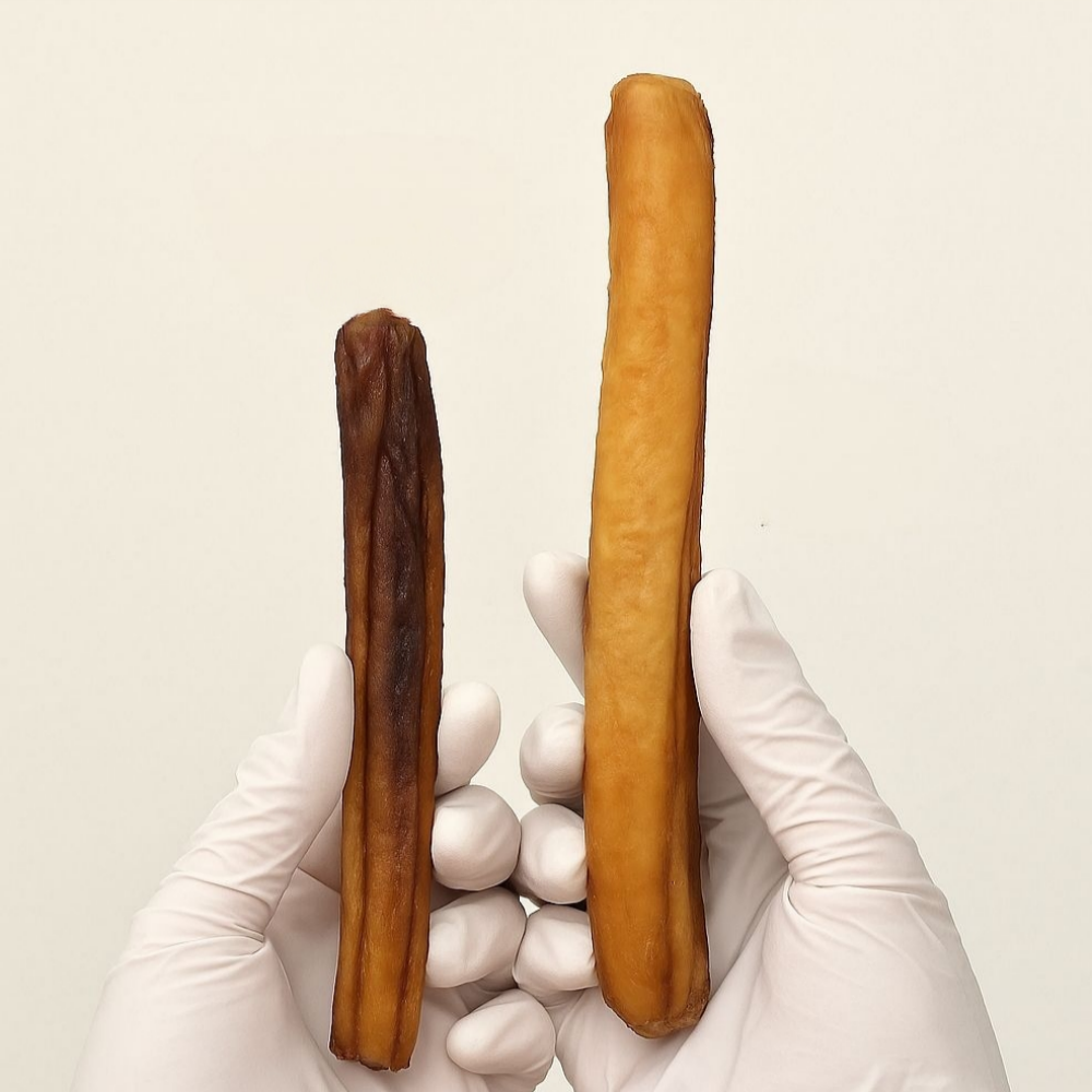 강아지 수제 간식 한우 소우신 개껌 치석제거 이갈이 강아지껌 스틱 대용량 한우스틱 - 상세 이미지 4