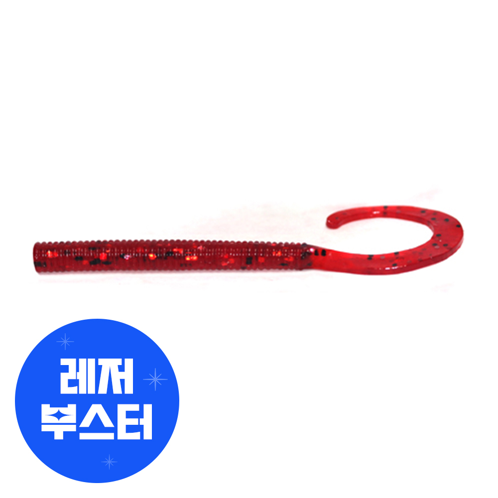 캣츠크로우 컬리테일 10cm(4인치) 배스웜 스트레이트웜 - 상품 이미지