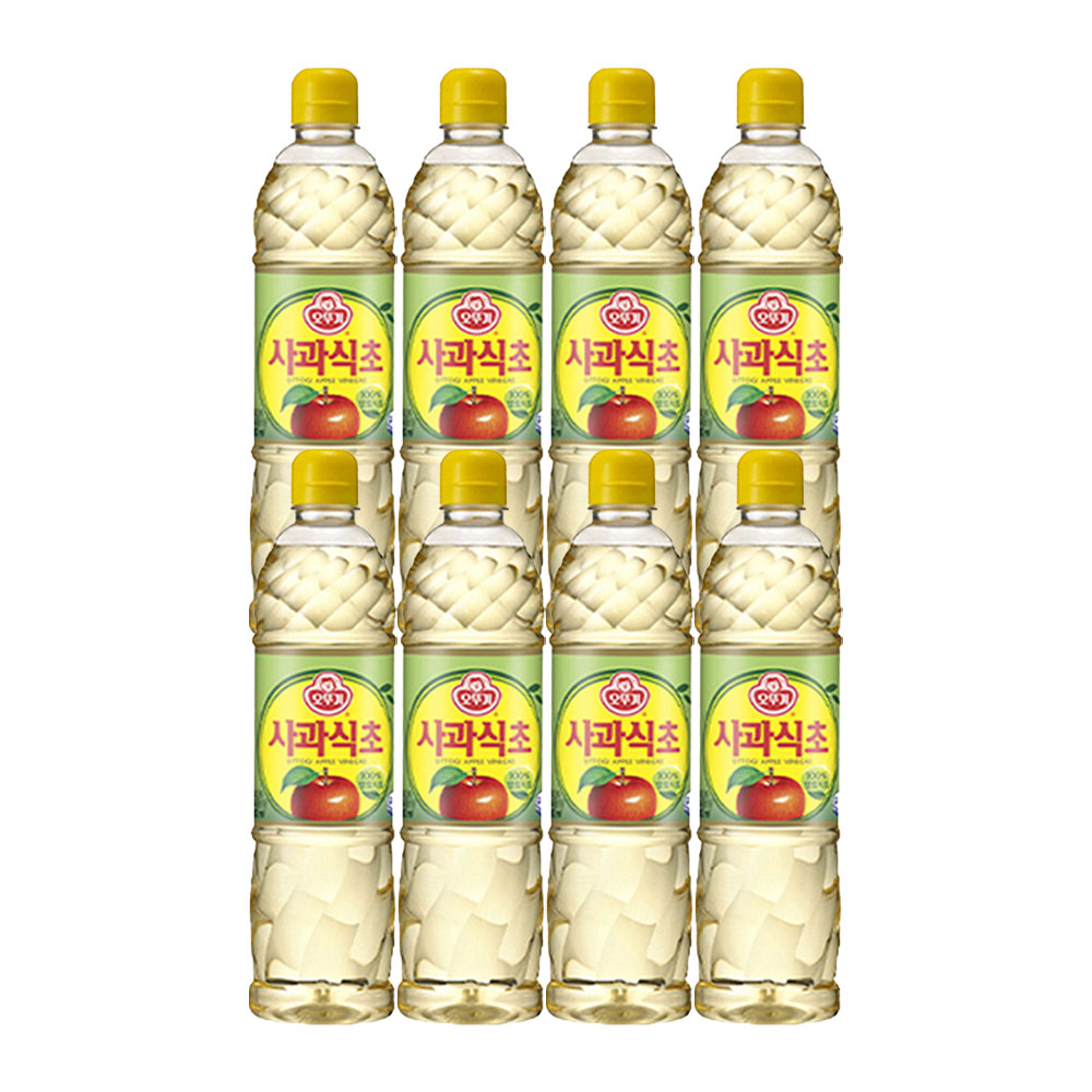 오뚜기 사과 식초 900ml, 8개