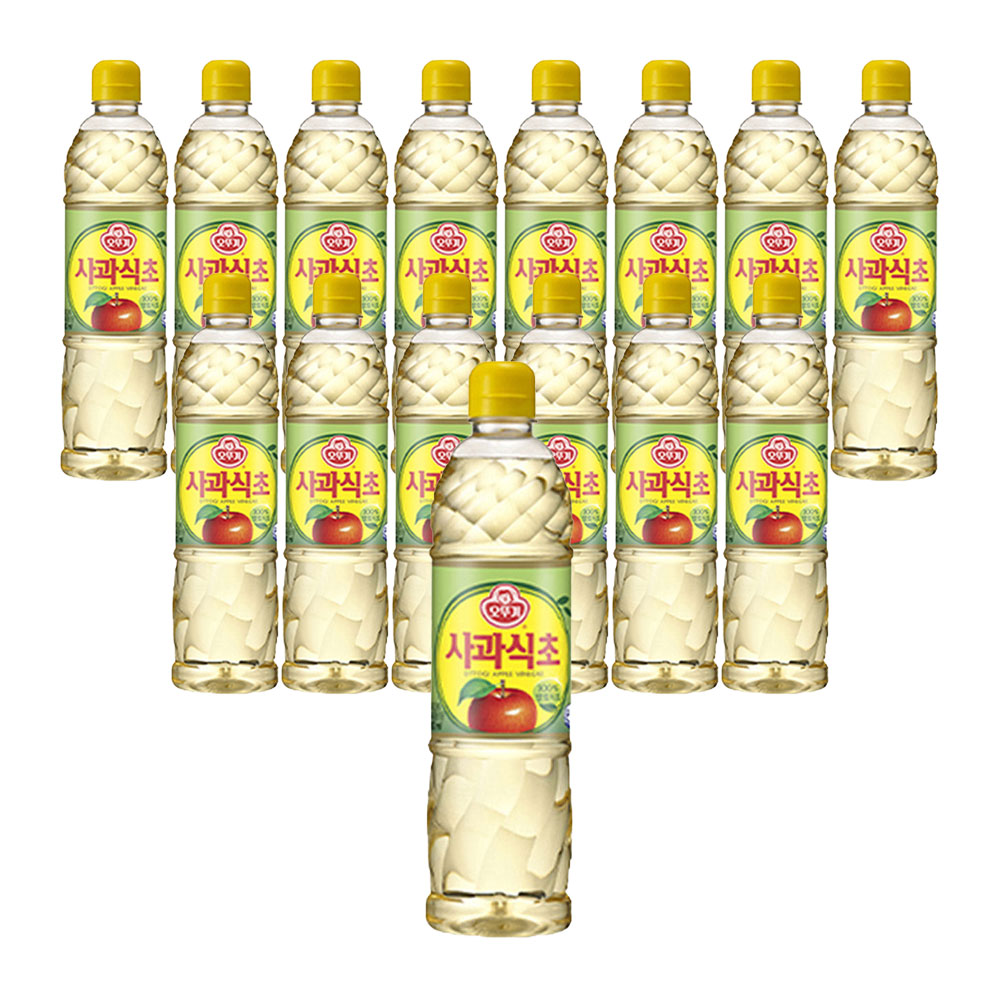 오뚜기 사과 식초 900ml, 15개