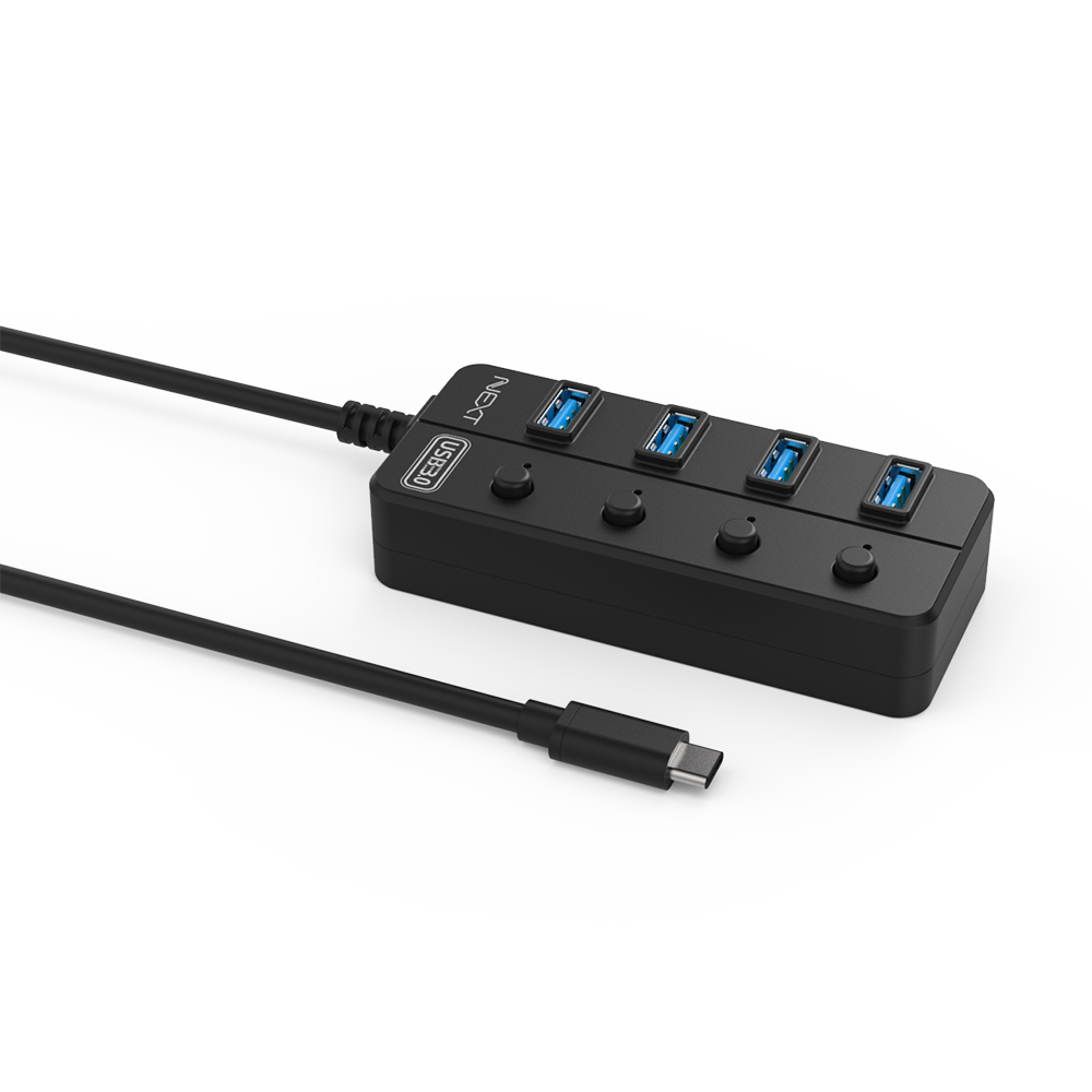 넥스트 NEXT-715TC USB,허브,HUB,무전원허브,4포트허브,타입C - 메인 이미지