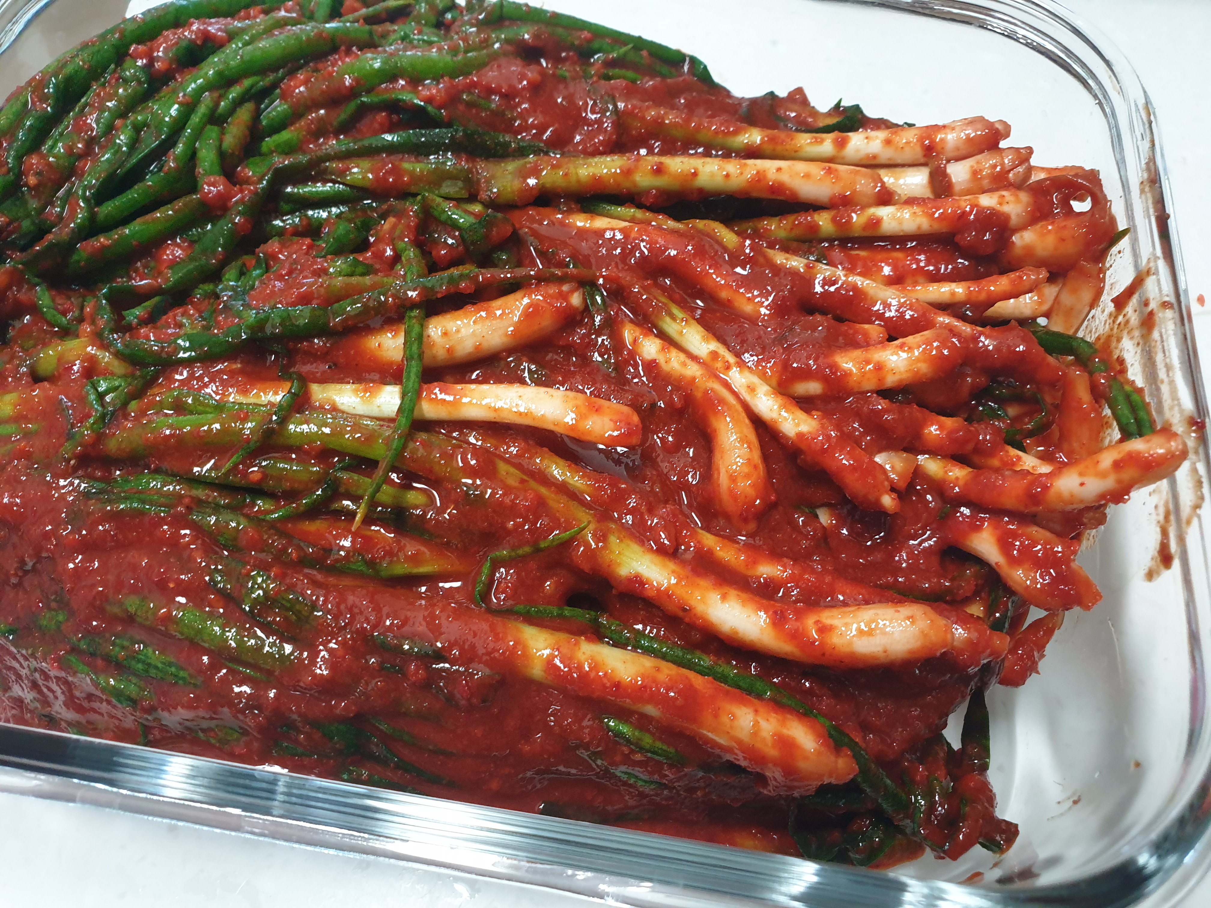 핵폭탄파김치 실비 매운 파김치 쪽파 1kg 입문용 오리지널 맵기 선택 가능 이미지 2