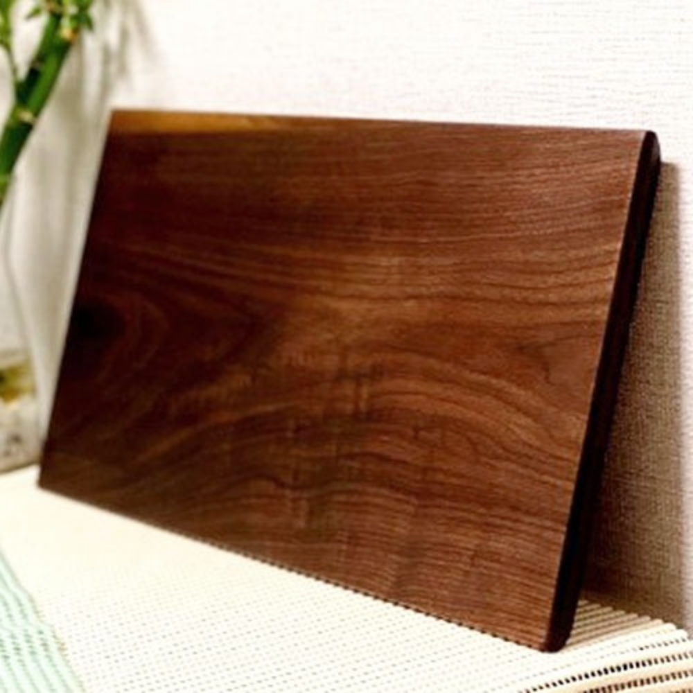 파블로 나무도마 원목 대형 플레이팅 46x28cm, 월넛