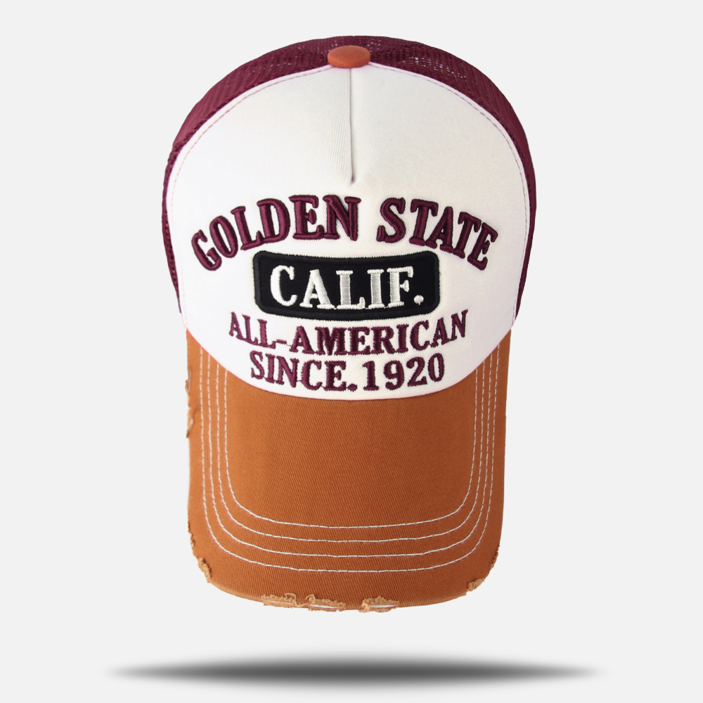 국내제작 메시캡 모자 GOLDEN STATE CALIF 메쉬캡 시원한 야구 모자 - 상세 이미지 5