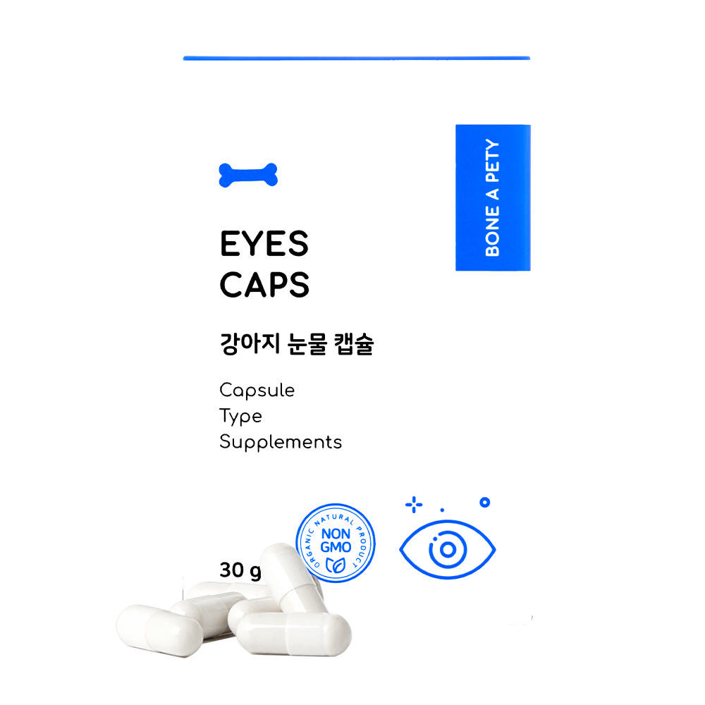 본아페티 강아지 눈 건강 백내장 영양제 아이즈캡스 60캡슐, 1개