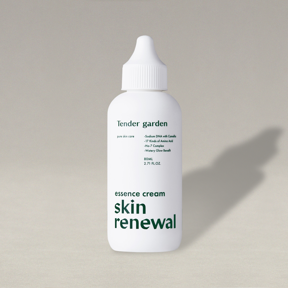 텐더가든 스킨리뉴얼 에센스크림 80ml 물톡스 물광피부 화잘먹 PDRN 엑소좀 베이비콜라겐 - 상품 이미지