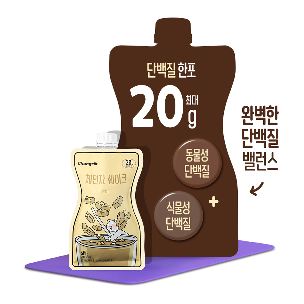 체인지핏 다이어트 고단백 쉐이크 인절미, 50g, 7개 이미지 7