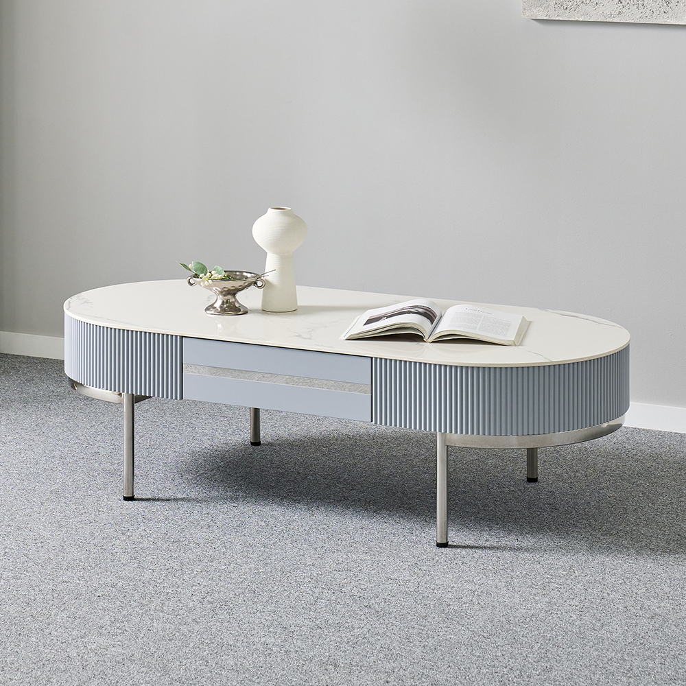 헤펜 1350 인테리어 좌식 낮은 커피 소파 세라믹 거실 테이블