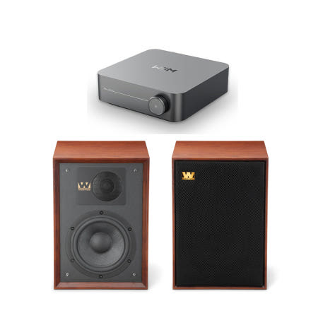 WiiM WiiM(윔) AMP + 와피데일 Denton 85주년 하이파이 네트워크 오디오