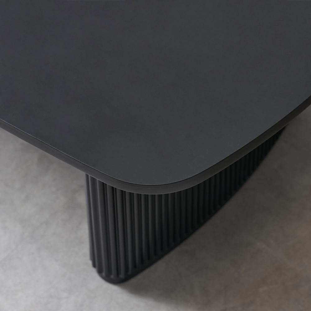 세라믹 거실 소파 테이블 템바보드 좌식 거실탁자 리브랑 블랙