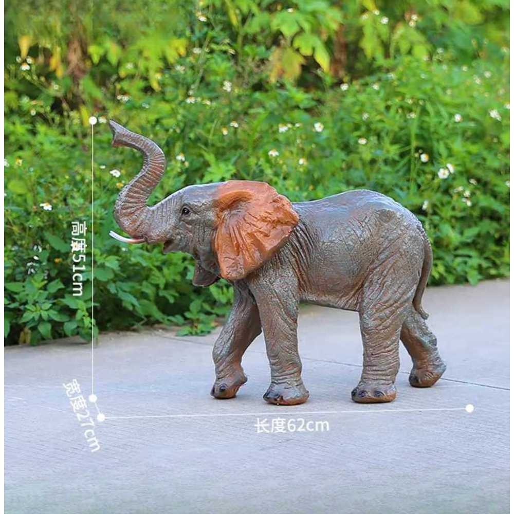 코끼리 동물 모형 야외 정원 조형물 조각 인테리어 A형 높이 51cm - 상세 이미지 2