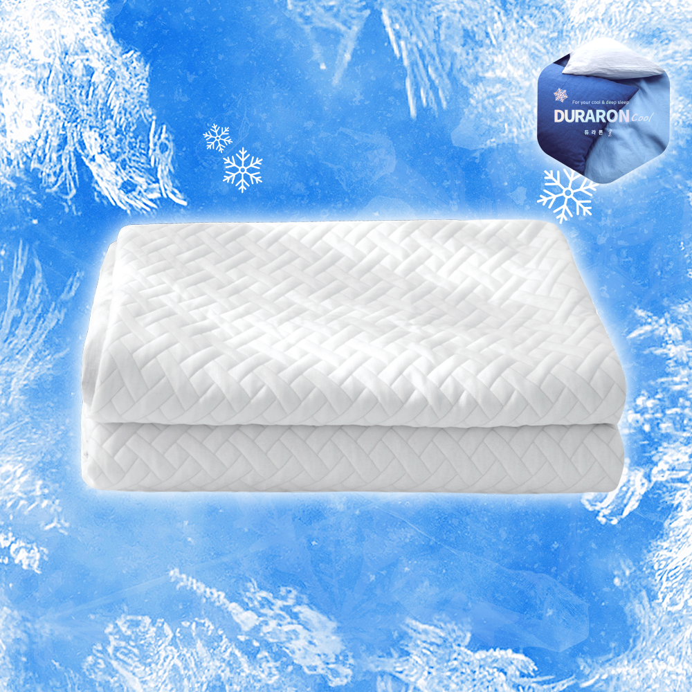 온다온 듀라론 냉감패드 여름 침대 패드 SS슈퍼싱글 베개커버포함 이불 여름이불