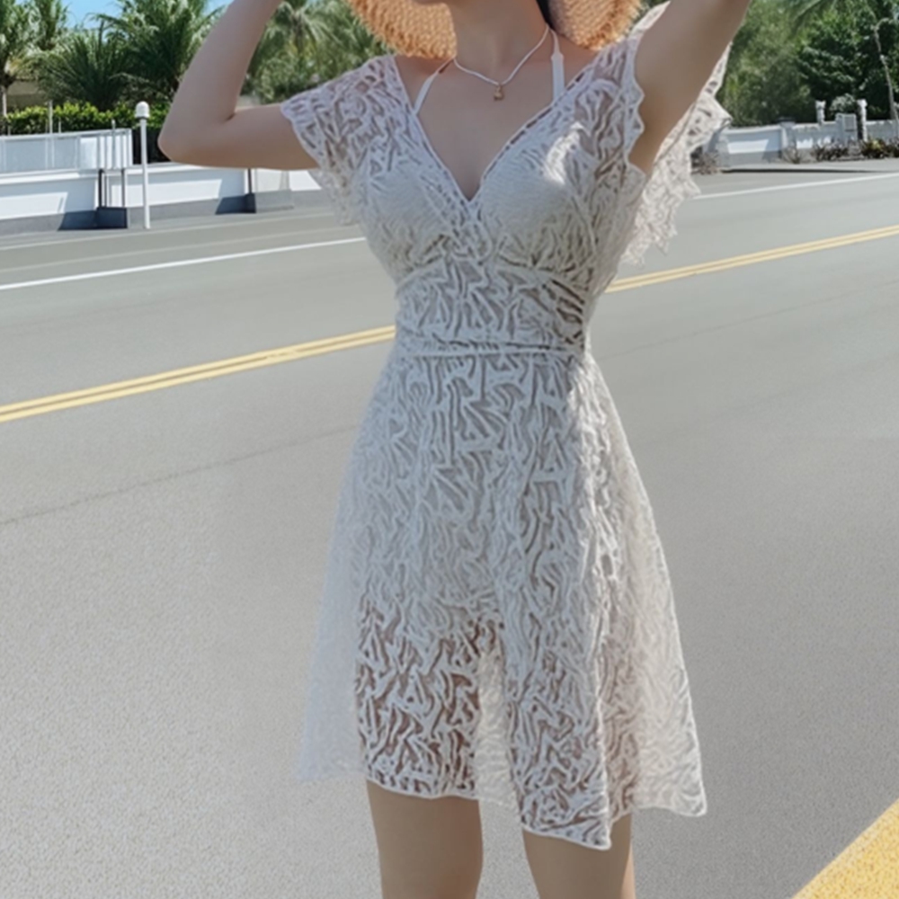 오션월드수영복 제주도 워터밤 원피스형 수영복 - 상세 이미지 4