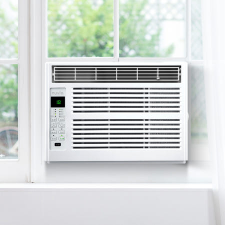 [누비아] 창문형 에어컨 작은방 원룸 자가설치 제습 제트엔진 초고속냉각 실외기 없는 에어컨