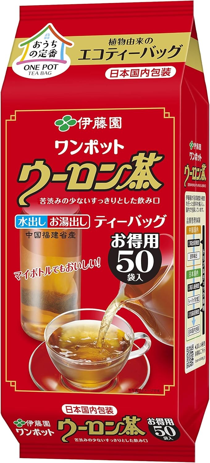 이토엔 일본 우롱차 에코 티백 50개입 - 상품 이미지