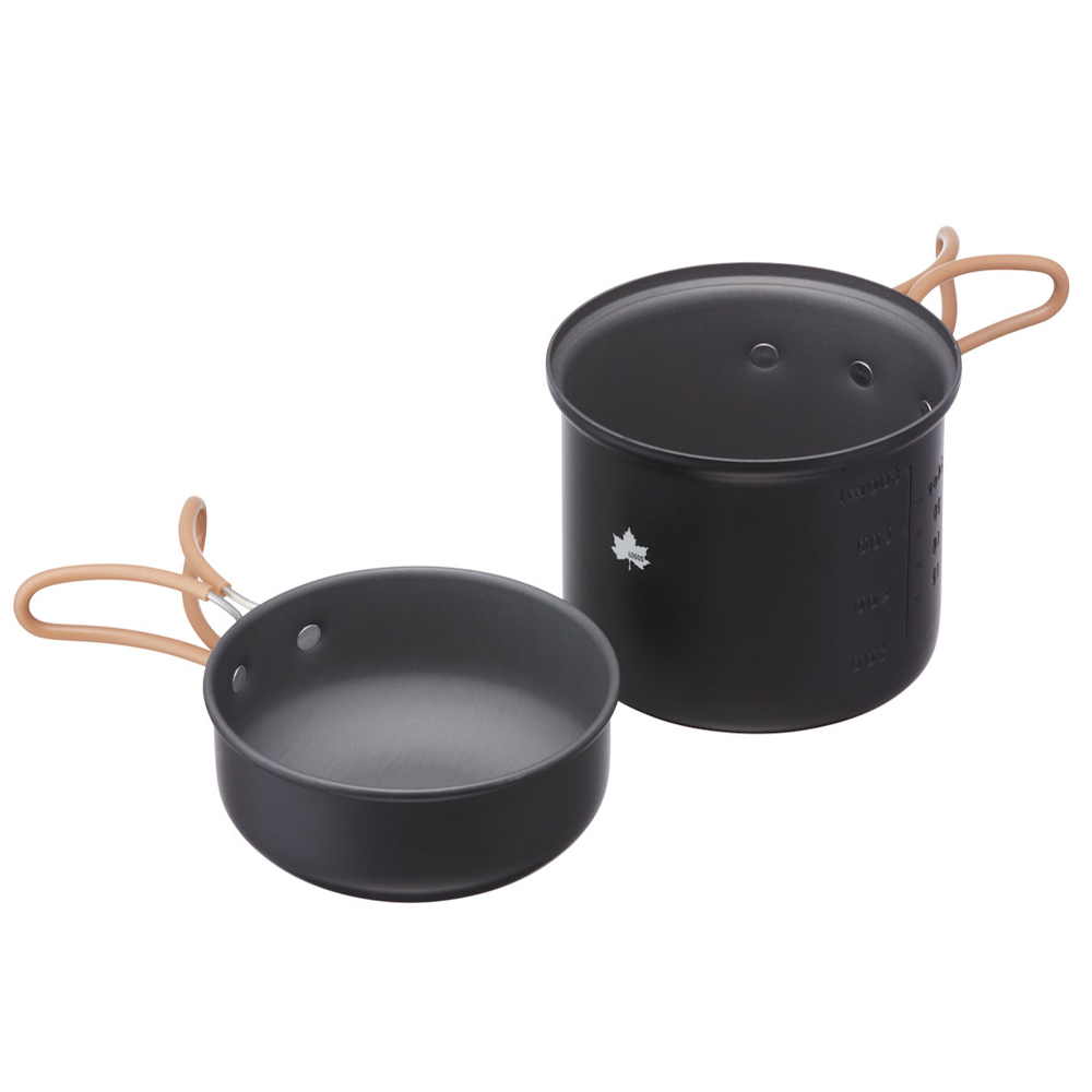 로고스 1-2인용 백패킹 식기 코펠세트 솔캠 알루미늄