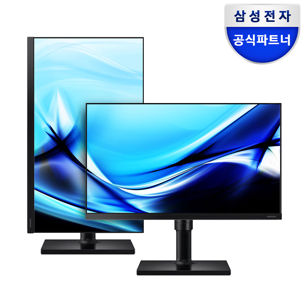 [혜택가 18만] 삼성전자 피봇 모니터 LF27T450 68.6cm(27인치) 피벗 배젤리스 IPS패널 스피커 내장 사무용 디자이너 서브 PC 모니터
