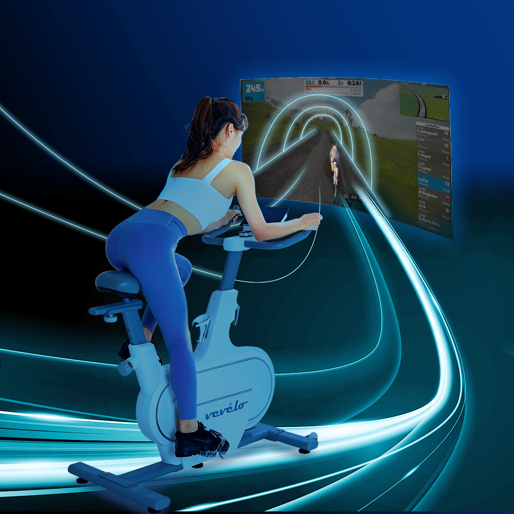 베벨로 스마트 프리휠 실내자전거 즈위프트 게임 마그네틱 HL-108A