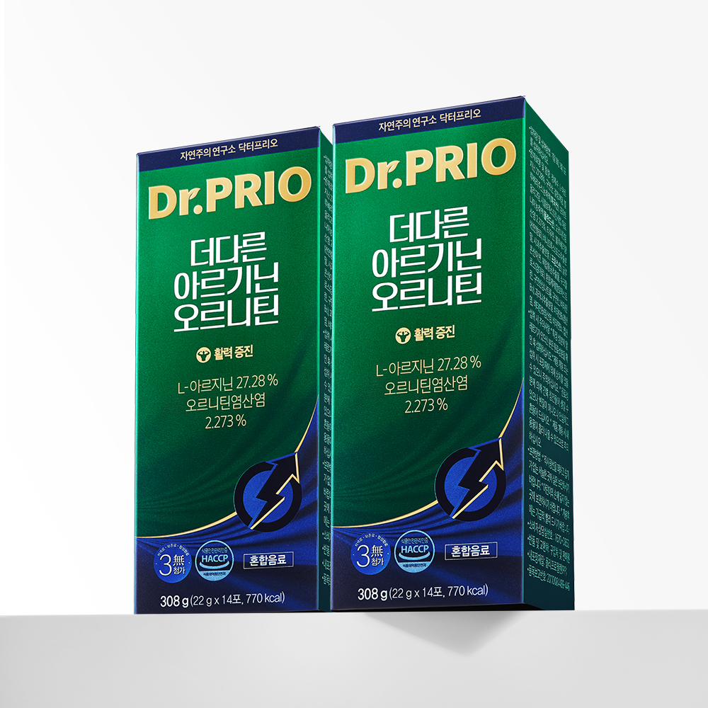 닥터프리오 활력 초고함량 아르기닌 오르니틴 6000 14포, 2개