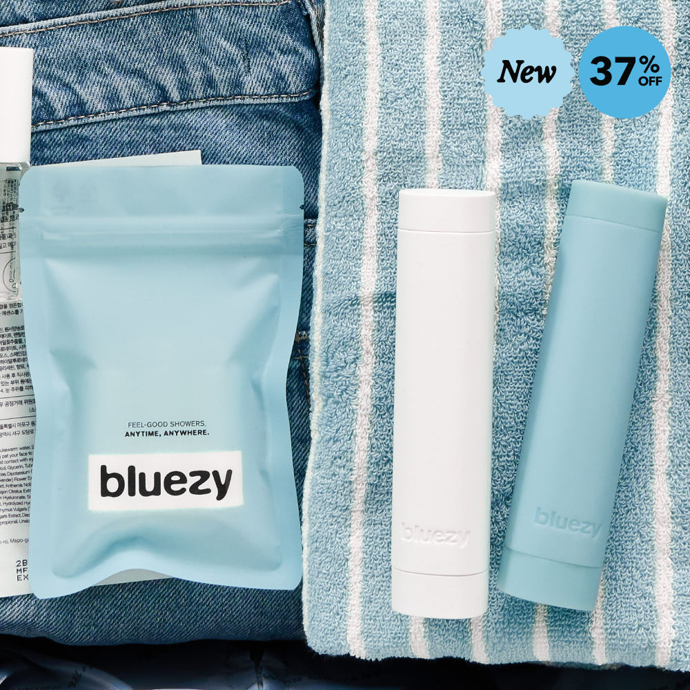 [SET] 블루지 2in1 필터 샤워기 녹물 석회 제거 동남아 유럽 베트남 발리 나트랑 다낭