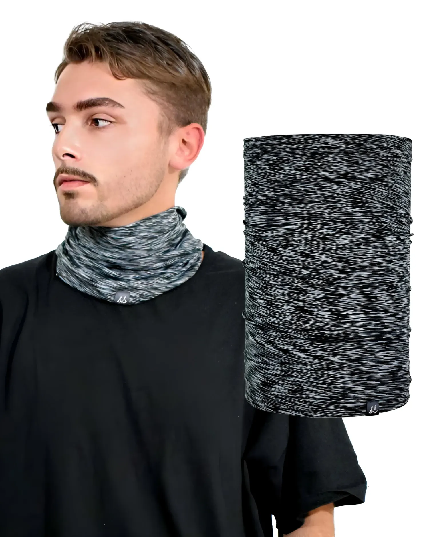 여름 스포츠 넥워머 UV차단 싸이클 목토시 다크그레이 - 메인 이미지